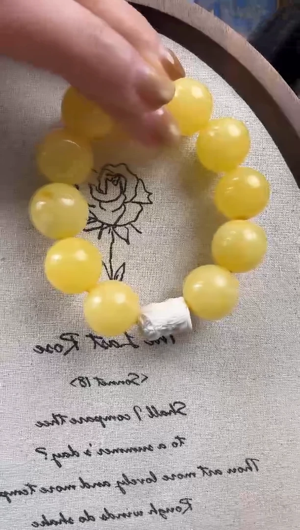 手串蜜蜡未镶嵌蜜蜡手串