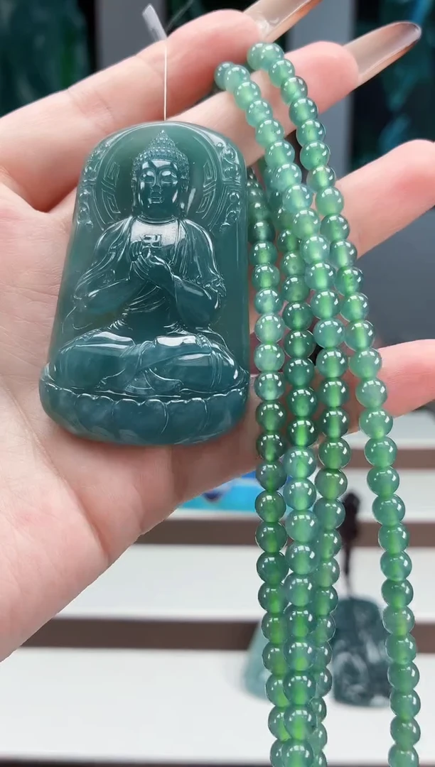 颈饰未镶嵌翡翠DLZ25101469拍一发二