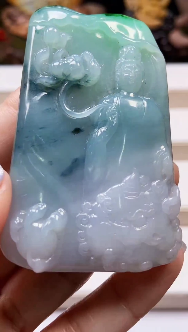 颈饰未镶嵌翡翠翡翠A货