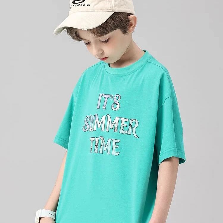 10508高端专享夏款男宝短袖绿色（斯）