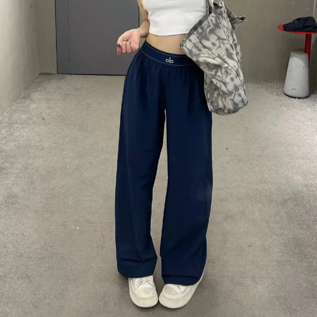 【618】aloyoga运动裤瑜伽裤健身裤宽松垂感休闲裤百搭显瘦爆款裤女