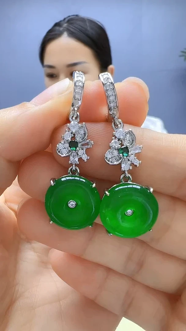 丹丹特色手工颈饰太阳花平安扣耳扣