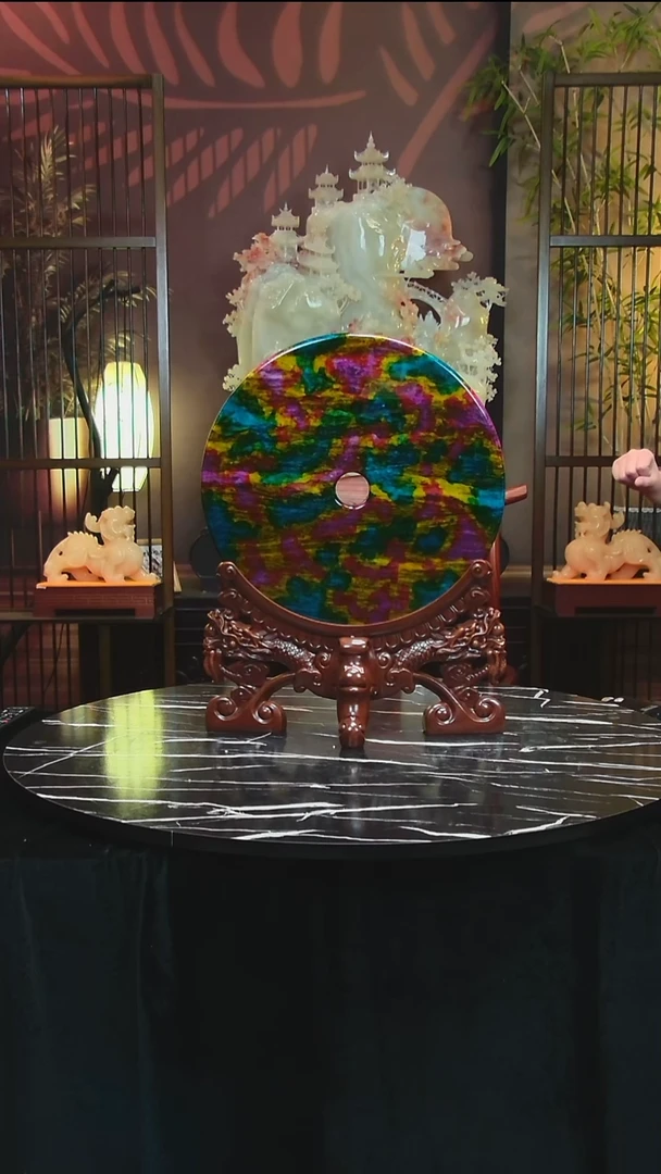 石材刘*究家居摆件平安扣