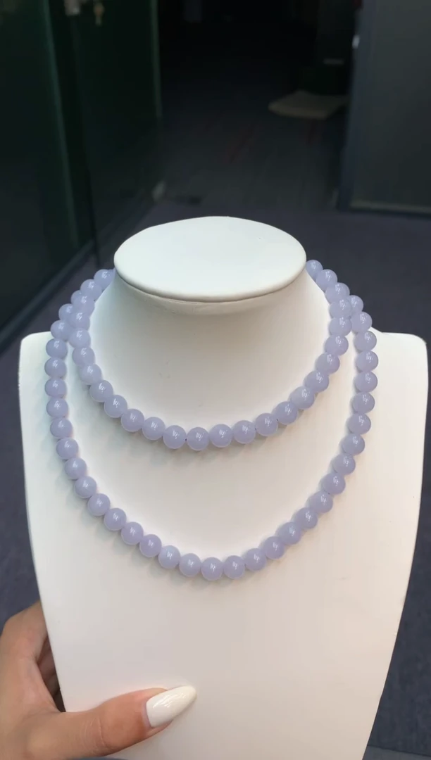 颈饰18K金镶嵌翡翠1