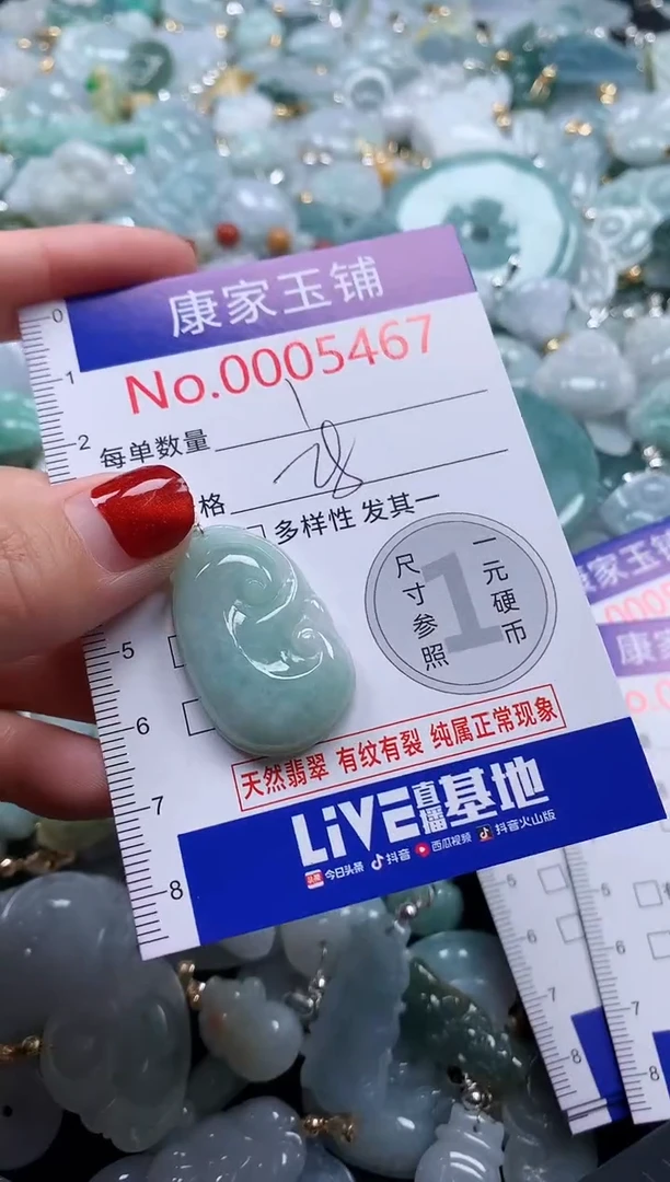 翡翠未镶嵌吊坠(不含链)5467