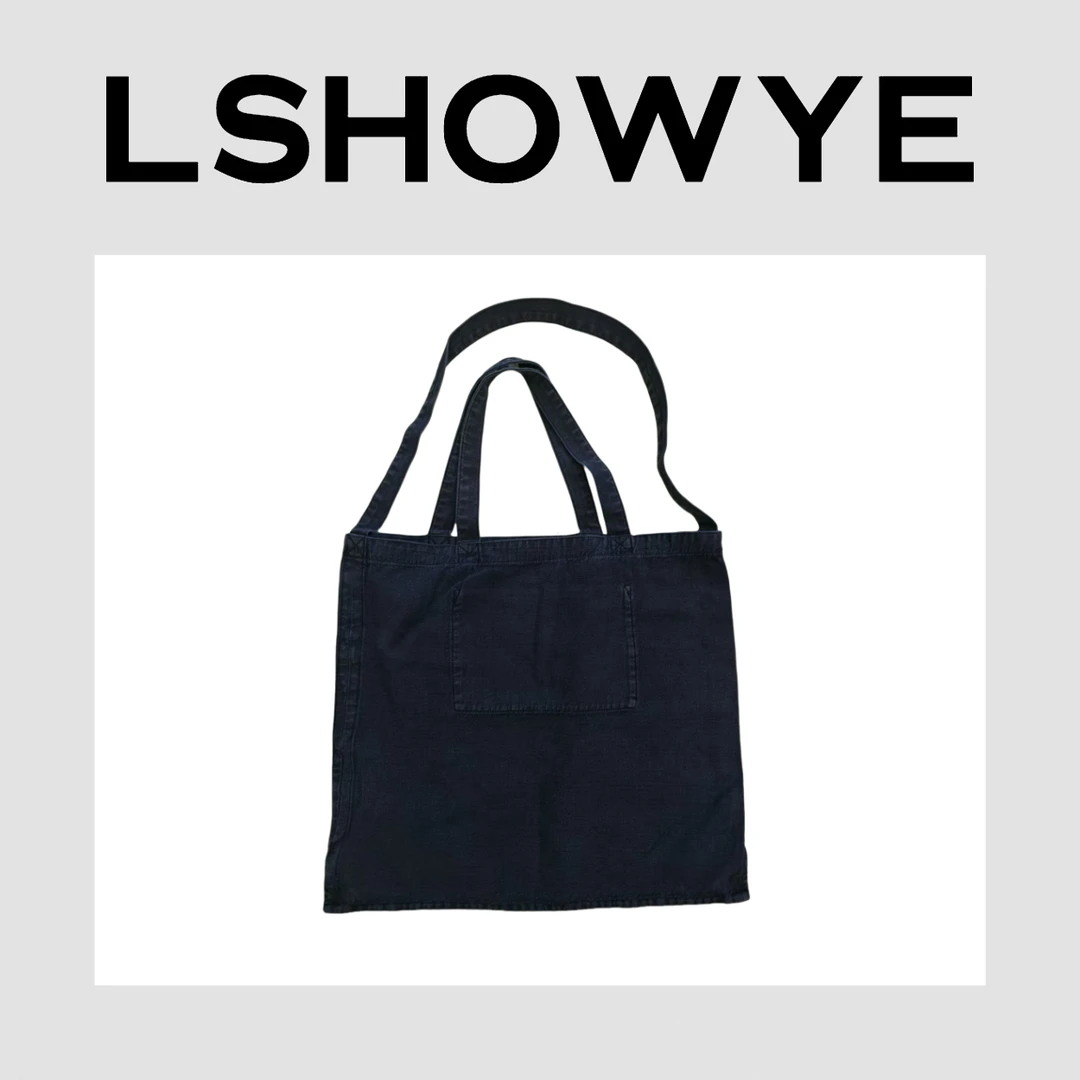 LSHOWYE｜水洗牛仔单肩手提帆布包 TX25007