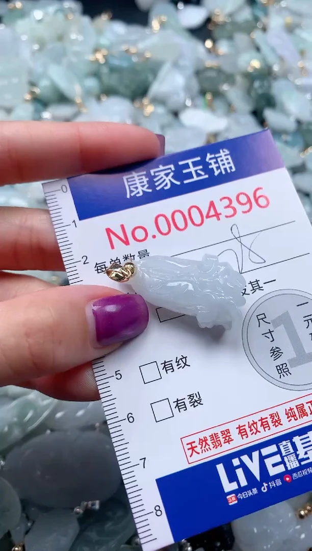 颈饰未镶嵌翡翠4396