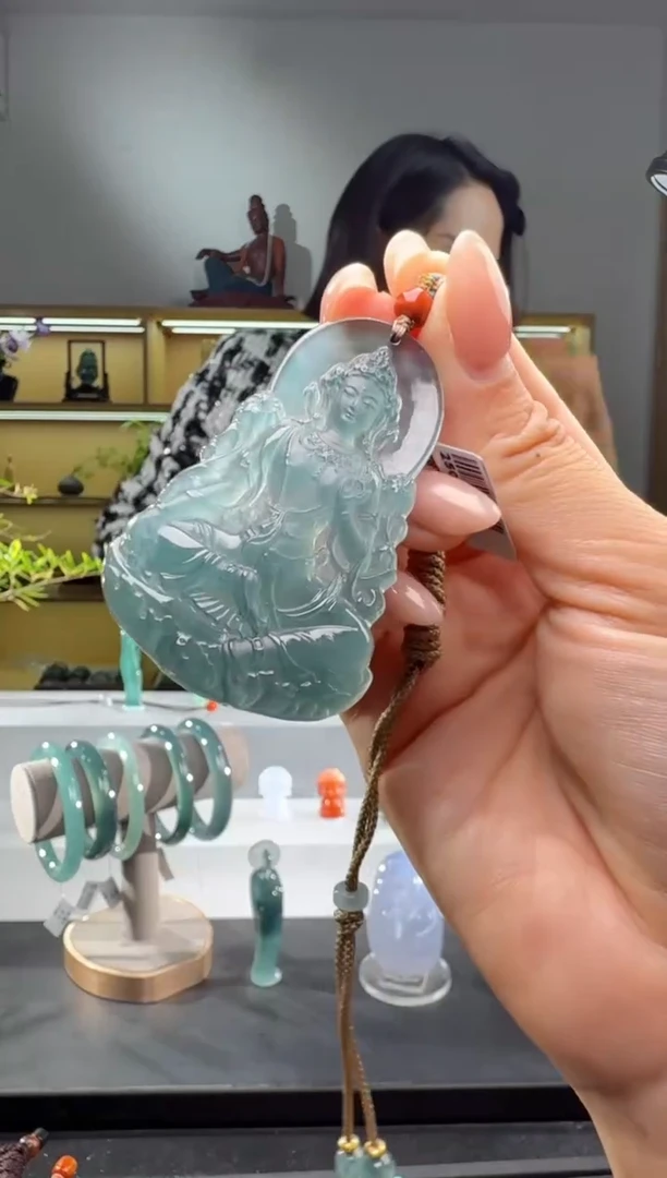吊坠(不含链)未镶嵌翡翠度母
