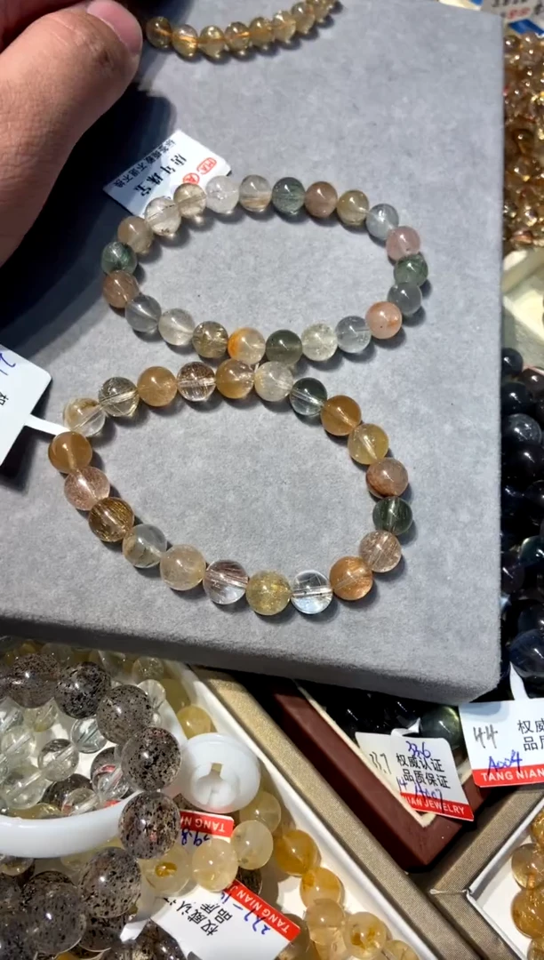 【闪购商品】水晶724-未镶嵌兔毛8mm+多样性发其一