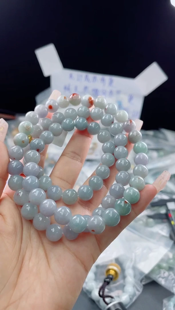 未镶嵌定制翡翠珠串