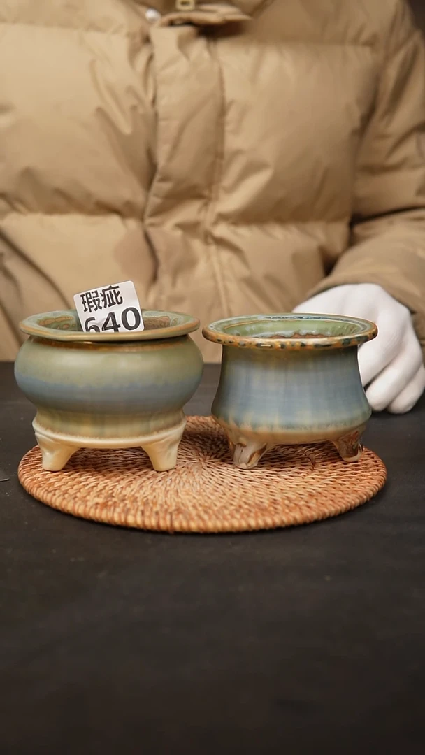 【闪购商品】瓷片640泥泥手工花盆