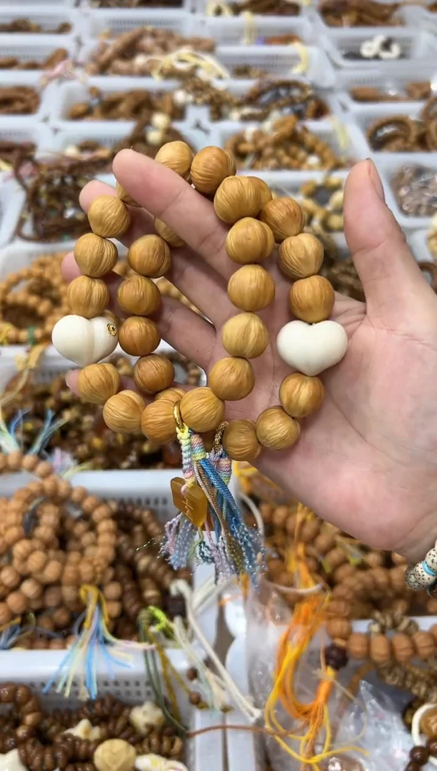 手串猴头核桃卡15mm左右 猴头拉丝屁桃 上上签