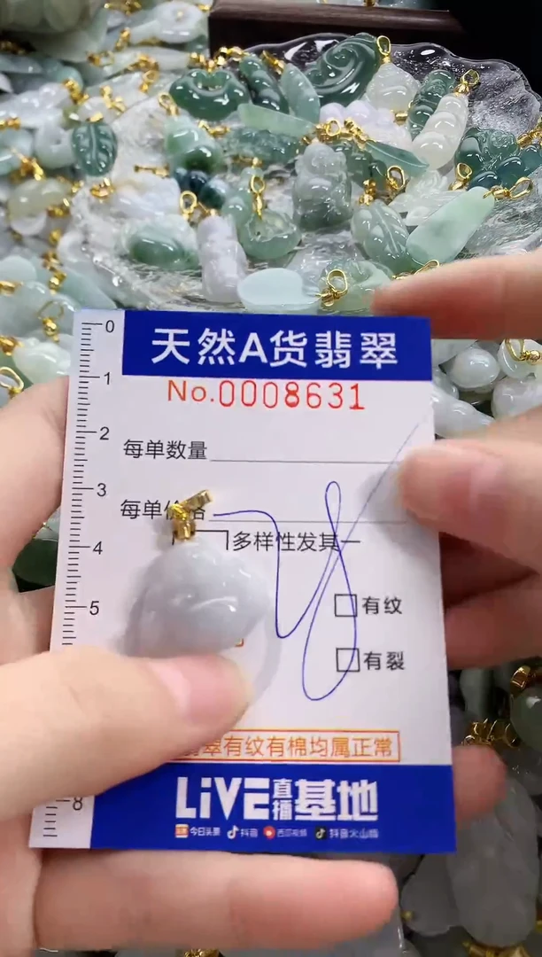 颈饰未镶嵌翡翠天然A货翡翠