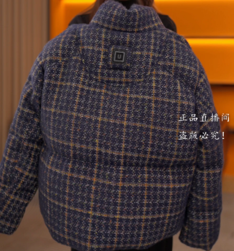 【进口品质】琪琪2025新款保暖加厚国标羽绒服外套上衣D458奶兔
