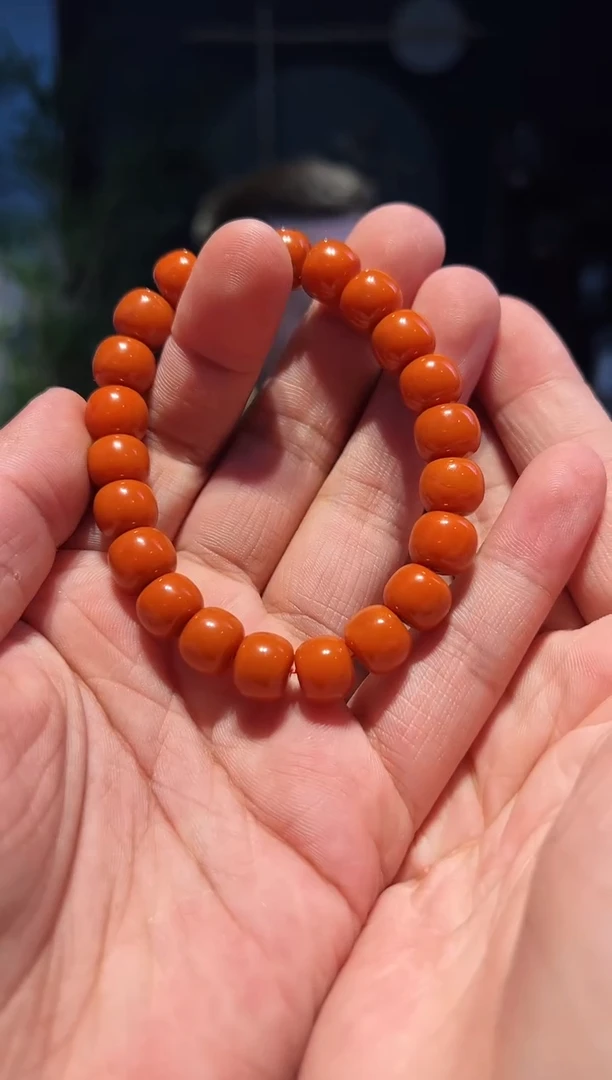 【闪购商品】南红玛瑙手串未镶嵌10+(柿1000)