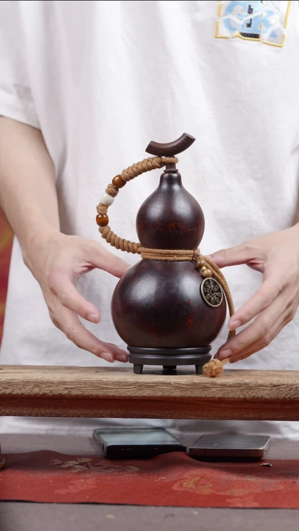 656号大漆精品葫芦一物一拍