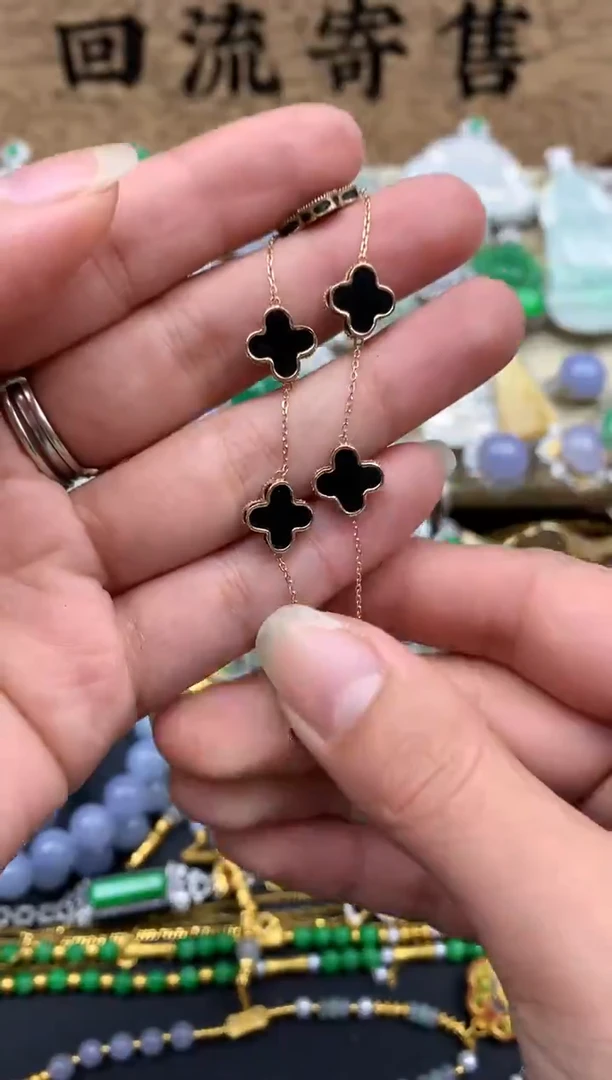 【闪购商品】翡翠手串18K金镶嵌245-中国好珍宝