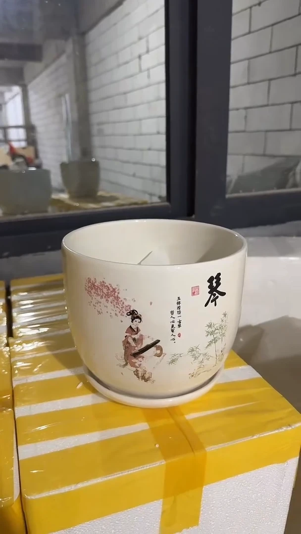 高温陶瓷花盆+E83