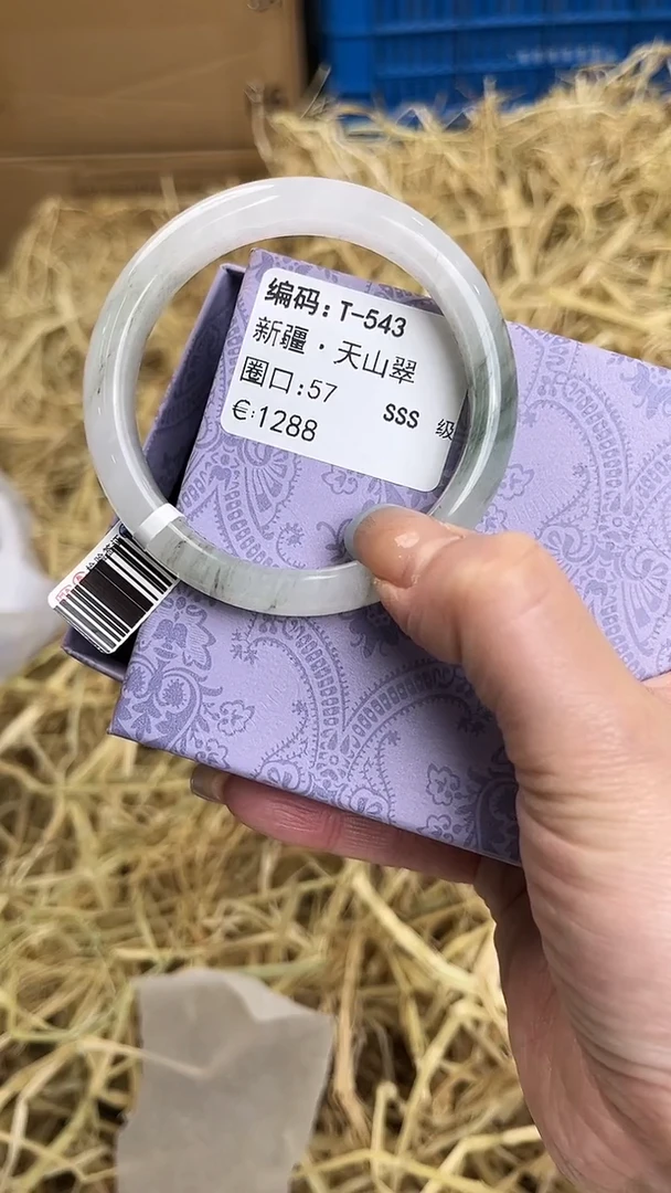 未镶嵌手镯石英质玉T-543