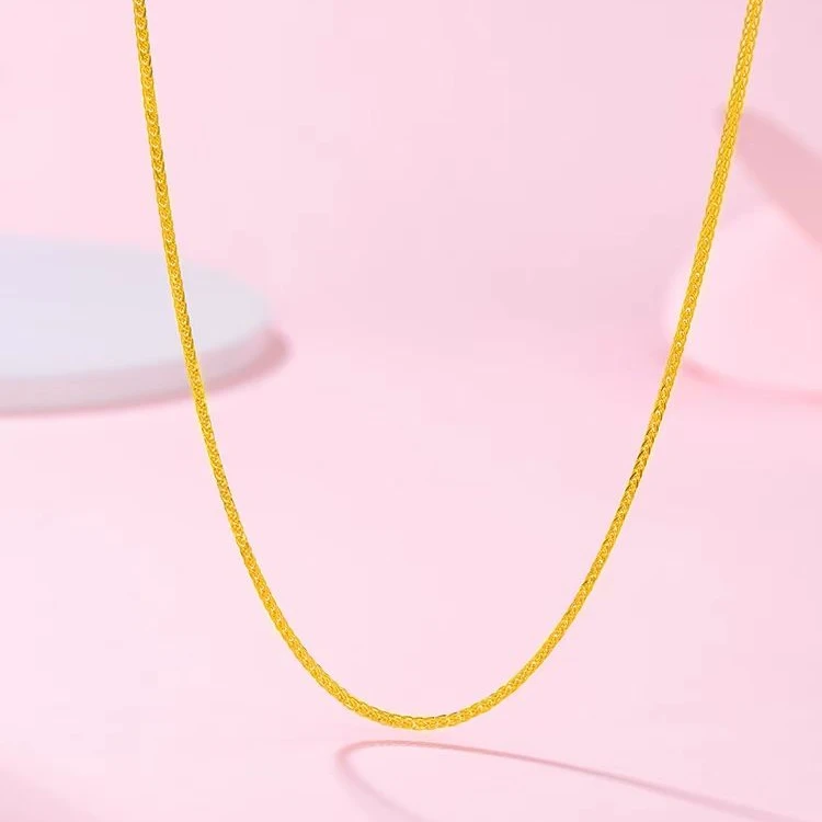 链子足银 【黄色肖邦链50厘米】不带吊坠