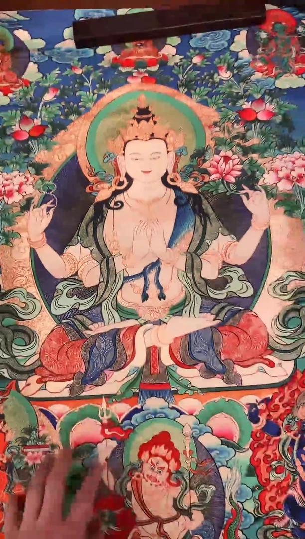 装裱画精美唐卡tk16093