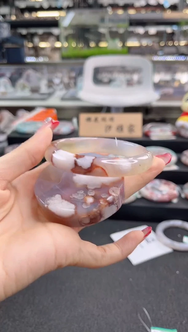 未镶嵌手镯石英质玉58圈口 （赠品镯心）3662