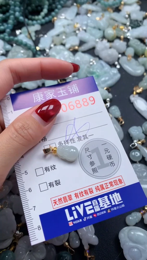 颈饰未镶嵌翡翠6889