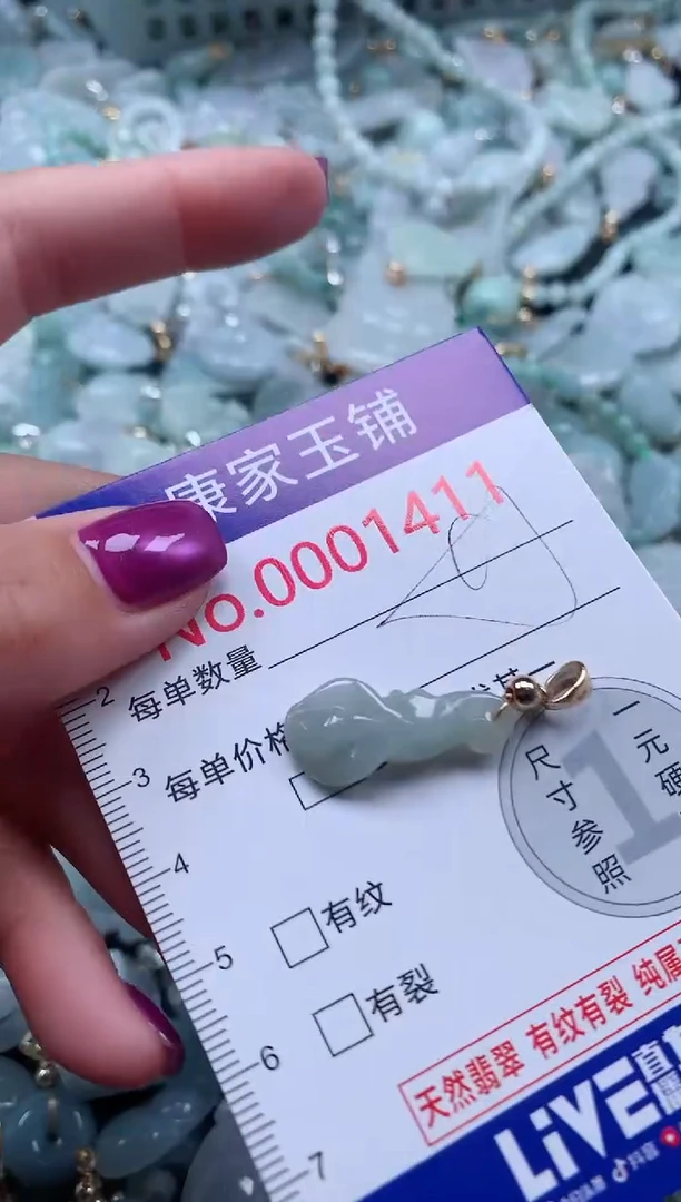 颈饰未镶嵌翡翠1411