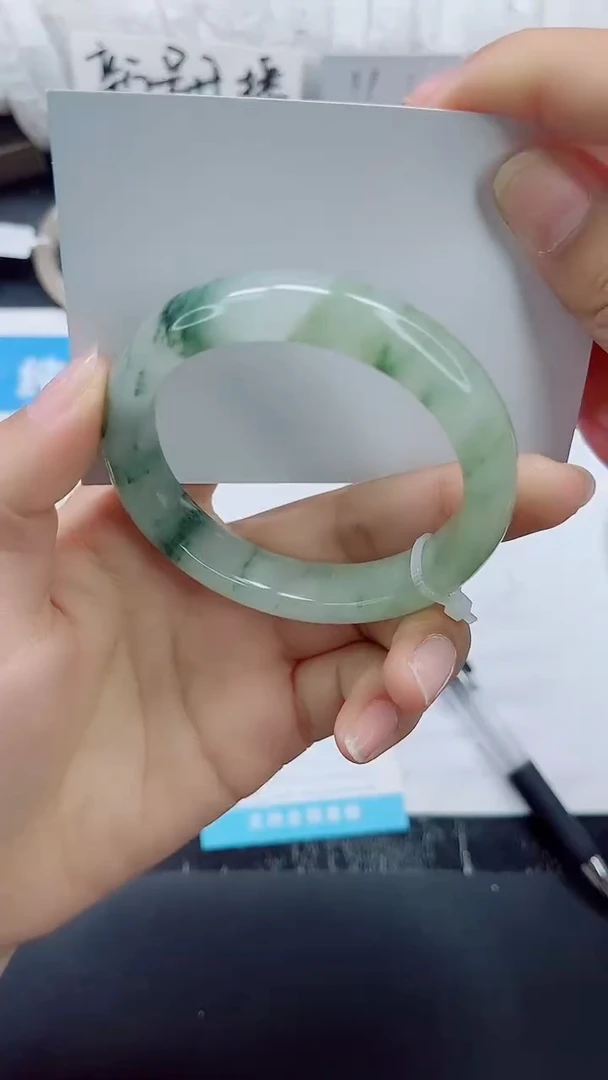 石英质玉手镯未镶嵌0206-圈56-57