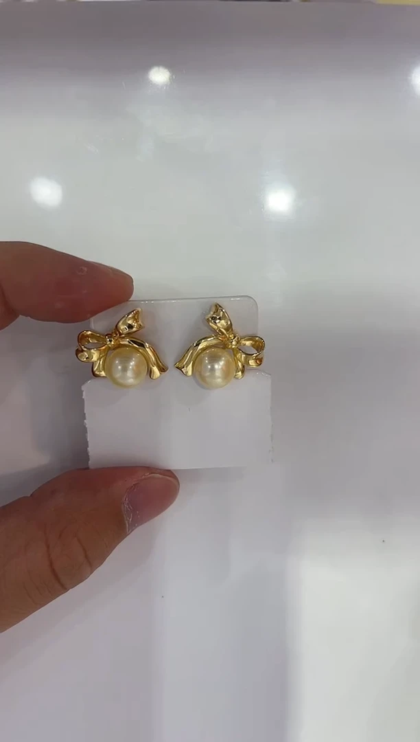 银S925镶嵌海水珍珠耳饰清货