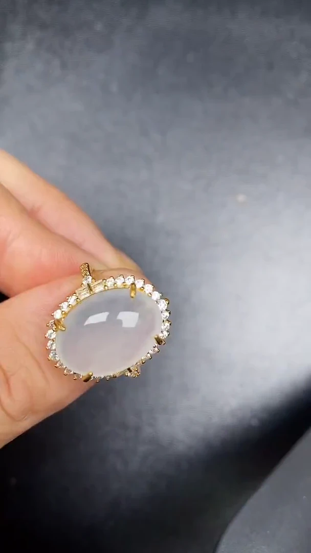 银S925镶嵌戒指翡翠3500