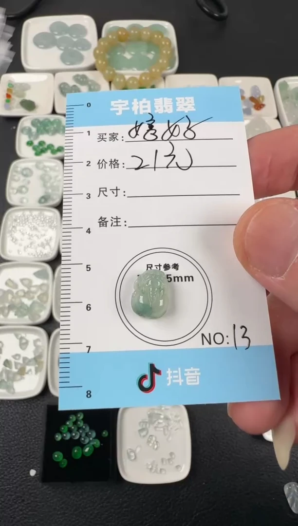 未镶嵌定制翡翠婷* 天然A货翡翠+貔貅013