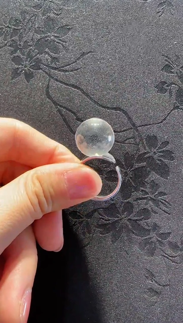 水晶戒指银S925镶嵌16mm+ 多样性发货其一