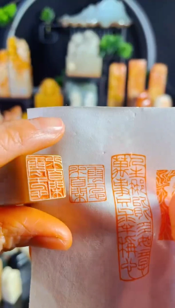 【闪购商品】巴林石印石手工篆刻《云无心水自闲》1.5巴林