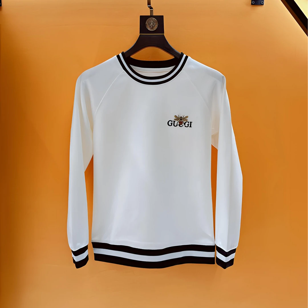 2025网红爆款休闲季新款卫衣轻奢3D刺绣时尚套头圆领长袖