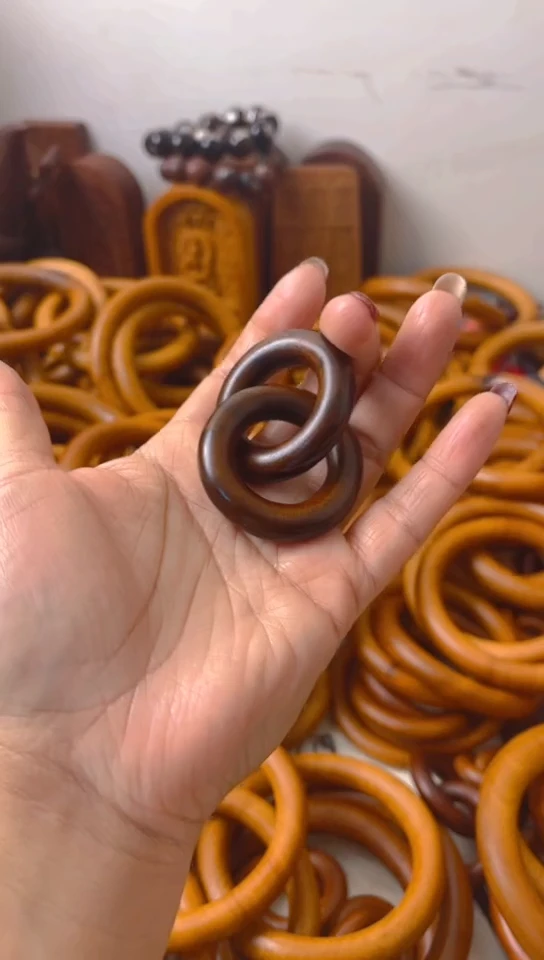 【闪购商品】枣木木雕乾坤圈25圈口一物一拍