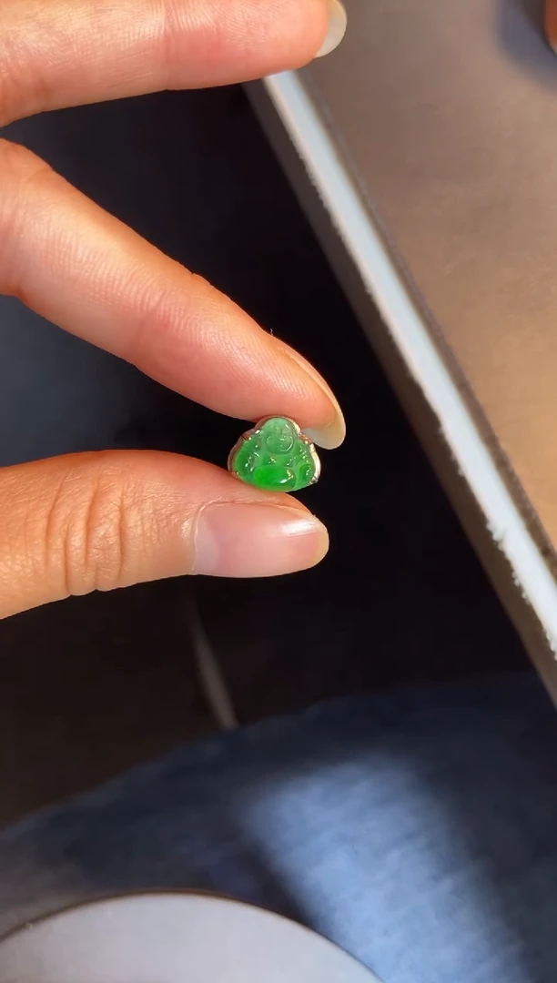 吊坠(不含链)银S925镶嵌翡翠1