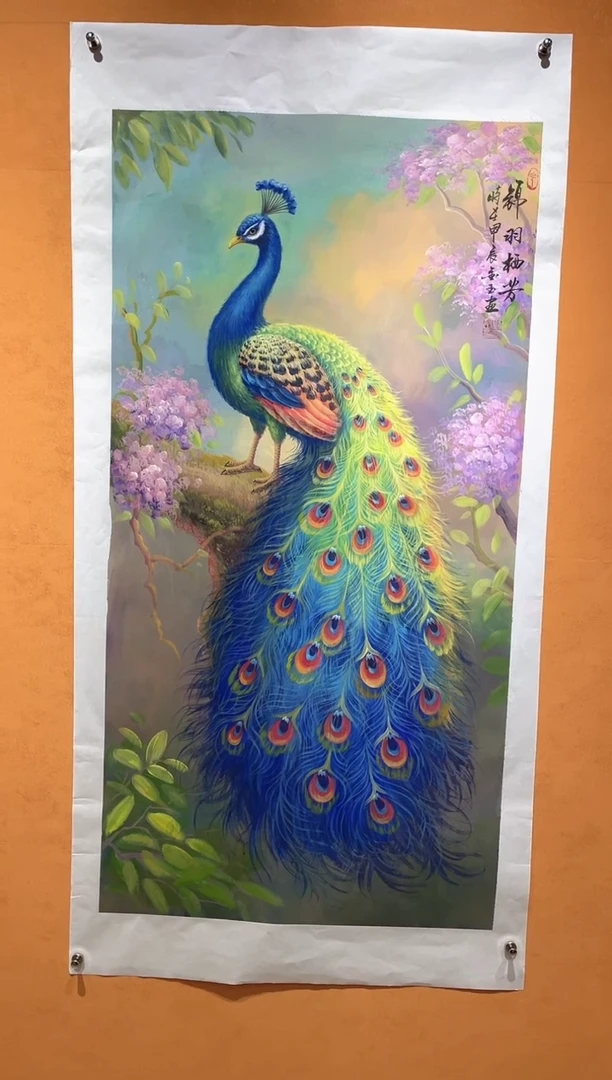 国画刘金玉教授亲笔手绘