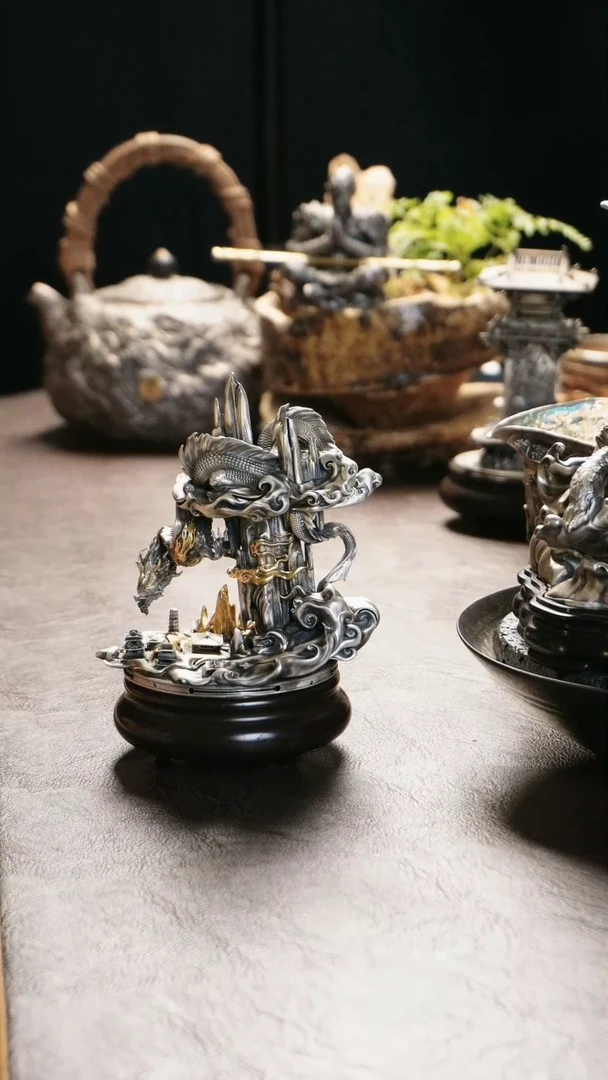 【闪购商品】境秋镀金玄武香炉