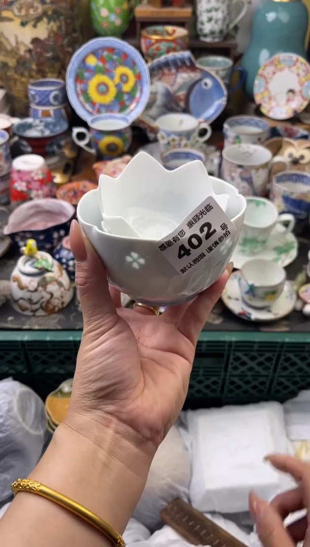 瓷片奔***鸟402号六六工艺品瓷器