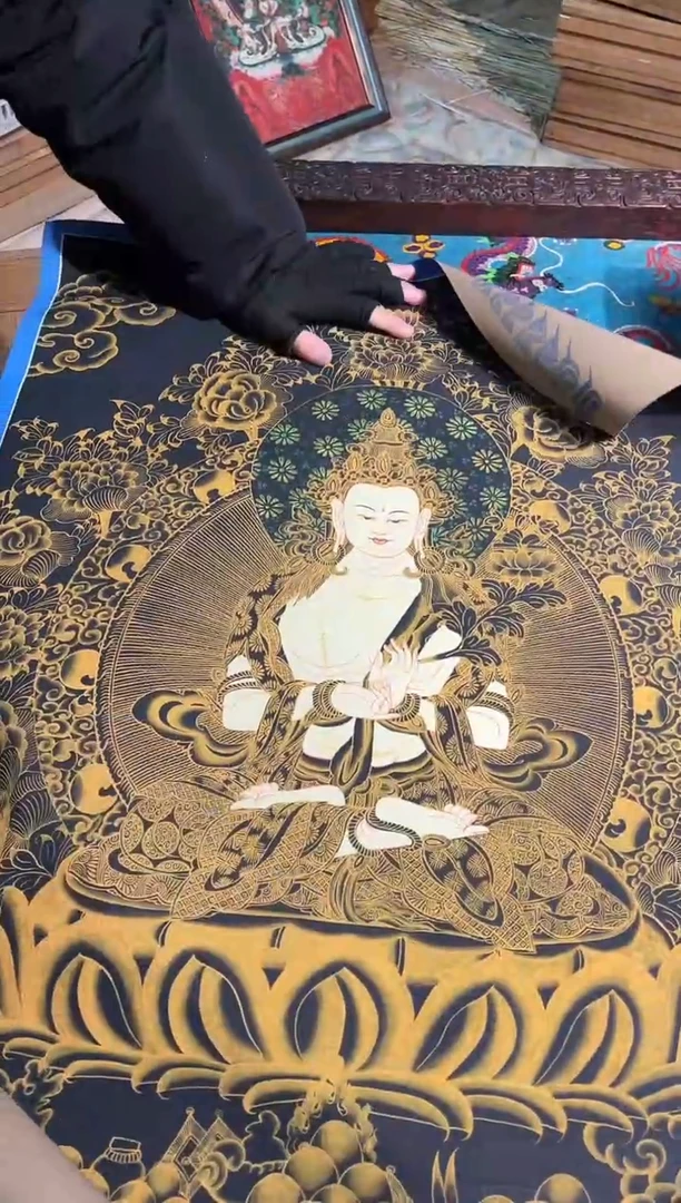 卷轴画路路的唐卡tk160