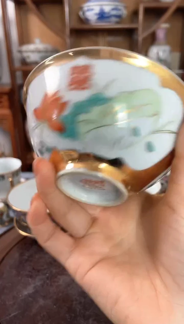 瓷片微瑕景德镇窑厂瓷摆件单件