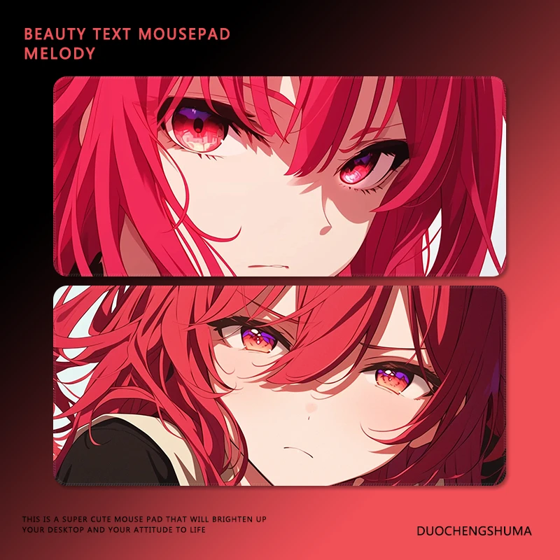 五河琴里动漫鼠标垫超大号二次元电竞游戏约会大作战男生办公桌垫