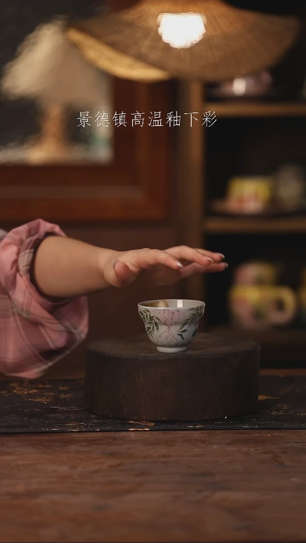 陶瓷景德镇高温釉下手绘陶瓷436