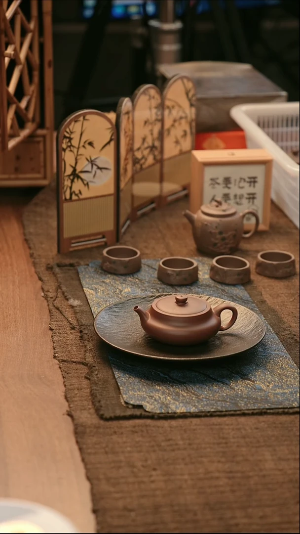 茶壶紫砂原矿紫砂壶    桑盘140cc