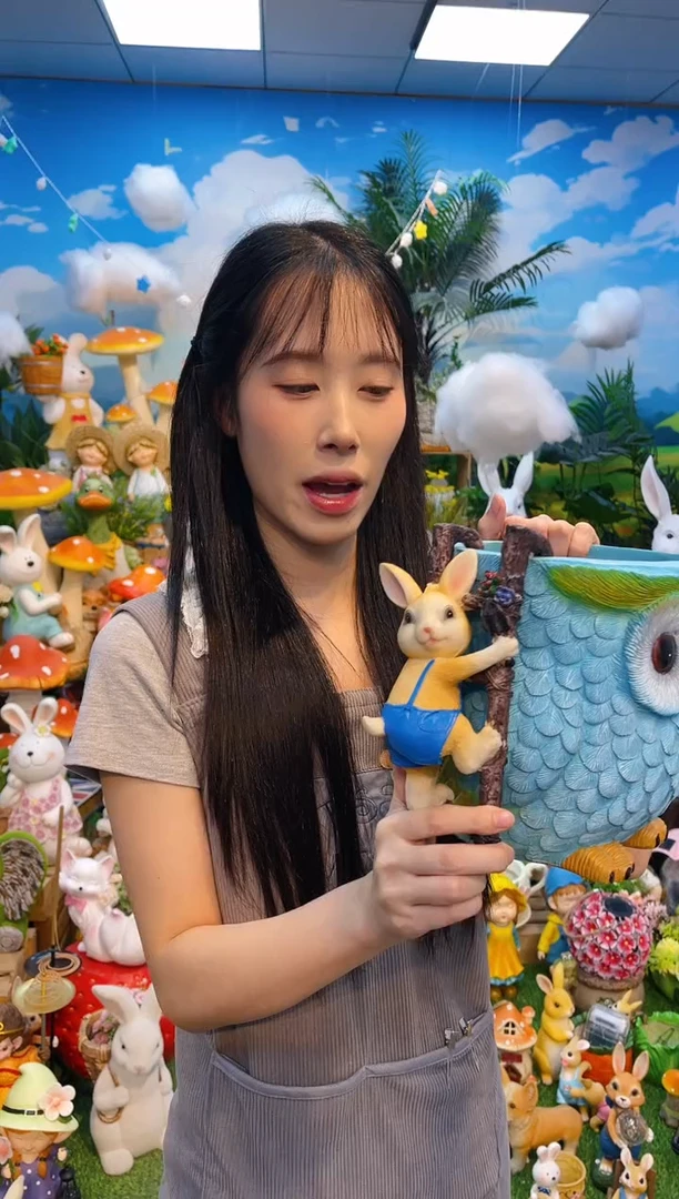爬梯兔子