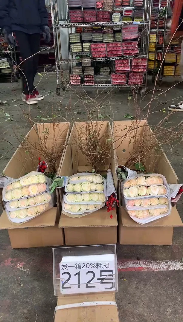 212号♥中通含20%耗损发一箱鲜花