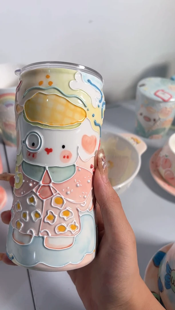 摆件赛***孩摆件景德镇陶瓷手作D188