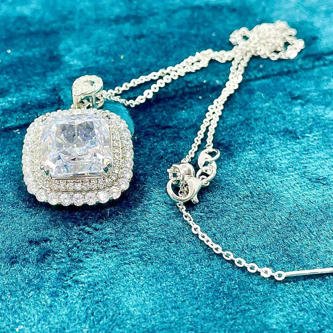 【南非库里南】NFKLN 高端奢华定制 长方包冰花切吊坠 181