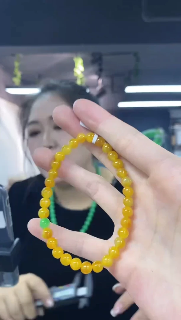 未镶嵌手链翡翠多样性发其一颜色微差